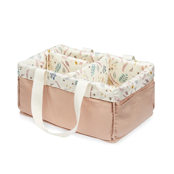 Cam Cam Organizer_Diaper_Caddy_P31_Pressed_Leaves_Rose_1_600x