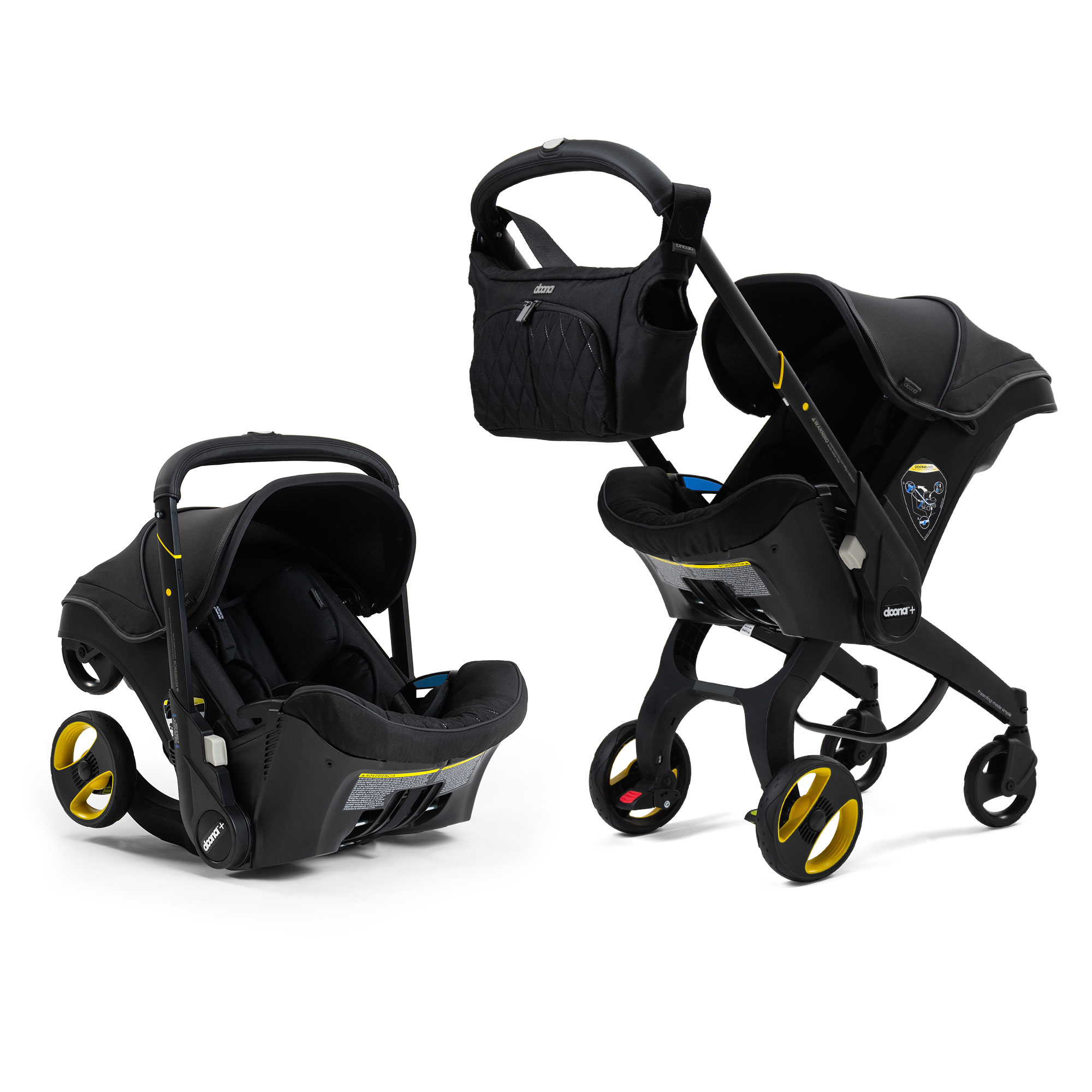 doona-babyschale und kinderwagen