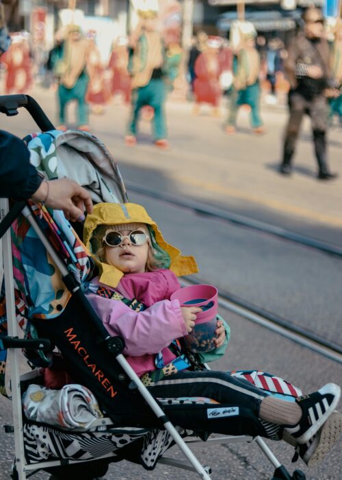 baby in the city