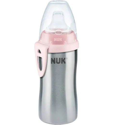 NUK Trinkflasche Active Cup Edelstahl
