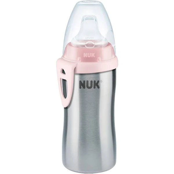 NUK Trinkflasche Active Cup Edelstahl