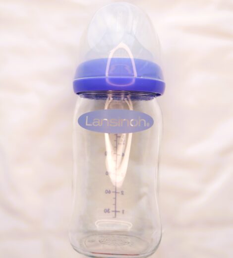 Lansinoh Glas-Babyflasche mit NaturalWave