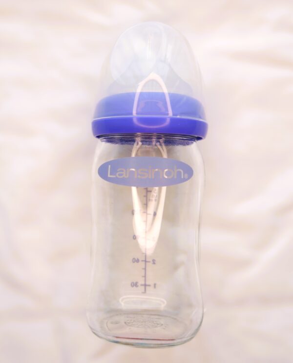 Lansinoh Glas-Babyflasche mit NaturalWave