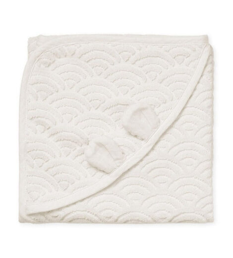 Cam Cam Badetuch mit Kapuze in Weiss | bei MY SNOWFLAKE - Online MY SNOWFLAKE